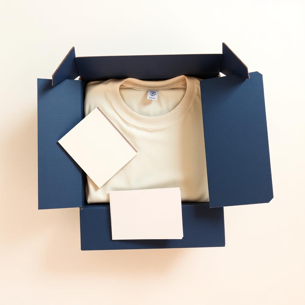 Branded mailing box packed as a prospect campaign kit